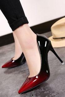 成人红色尖头高跟鞋视频